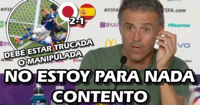 La polémica sobre él gol y la derrota de España contra Japón 2-1a Luis Enrique